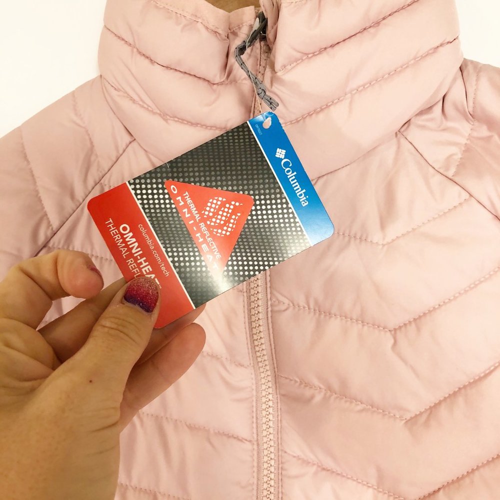 Columbia Light Pink Powder Lite Jacket S - Picture 4 of 10